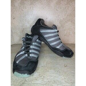 Kuru Chicane Black Gray Trail Hiking Shoes Women Sz 9 Comfort Casual Sneakers